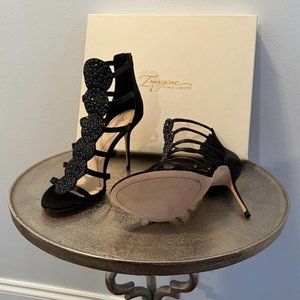 Imagine Vince Camuto Reya Gladiator Sandal (Black)